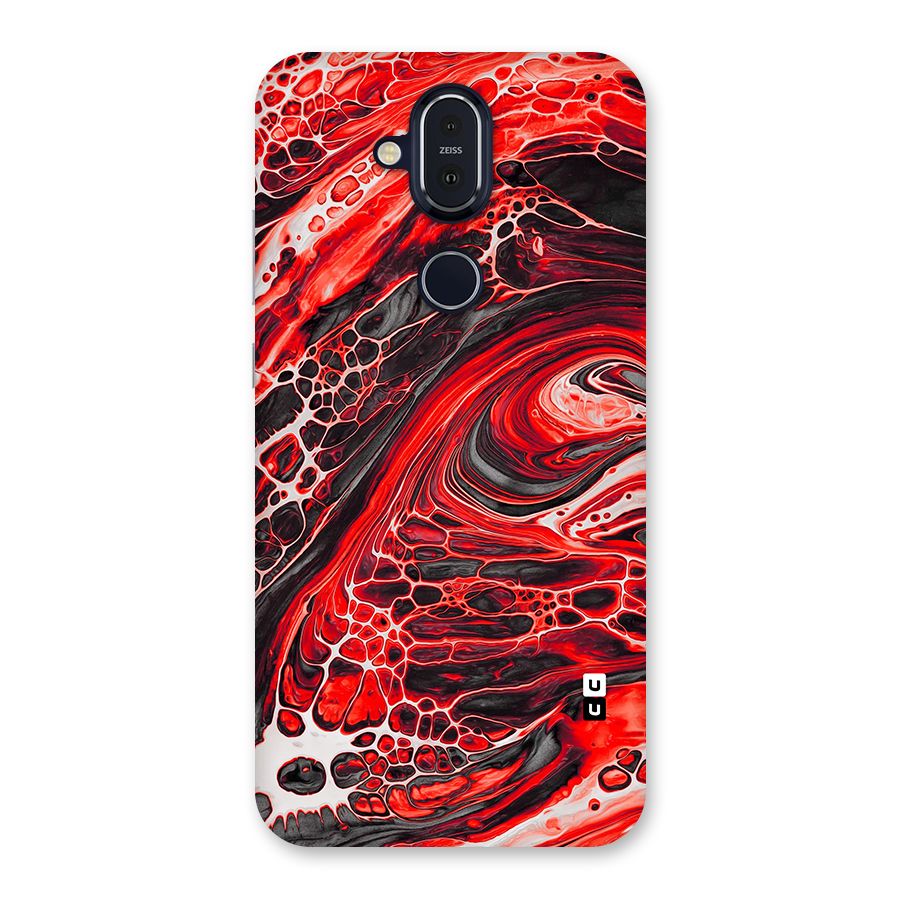 Abstract Pattern Gradient Marbled Back Case for Nokia 8.1