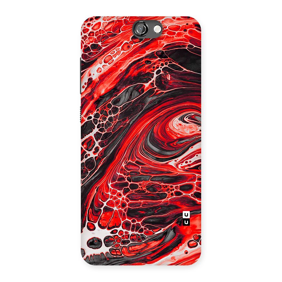 Abstract Pattern Gradient Marbled Back Case for One A9