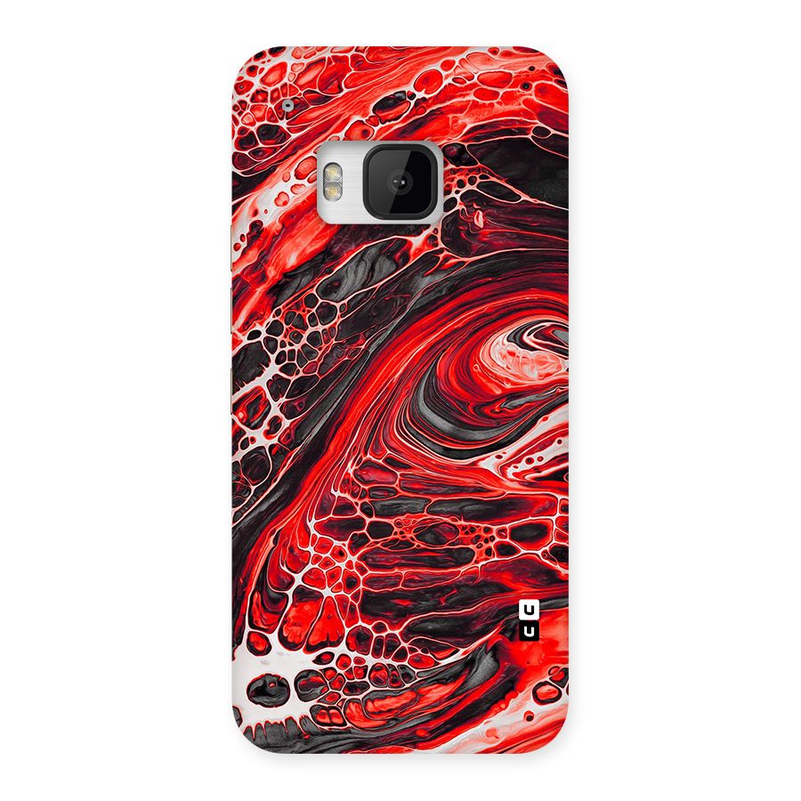 Abstract Pattern Gradient Marbled Back Case for One M9