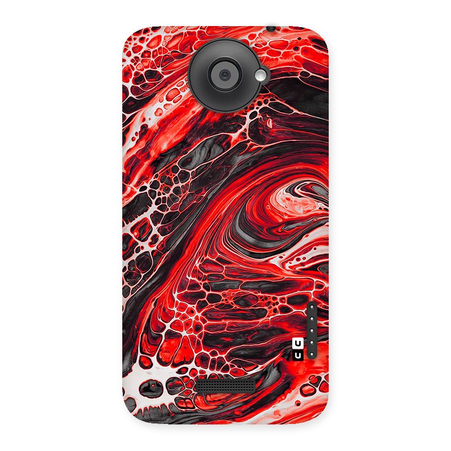 Abstract Pattern Gradient Marbled Back Case for One X