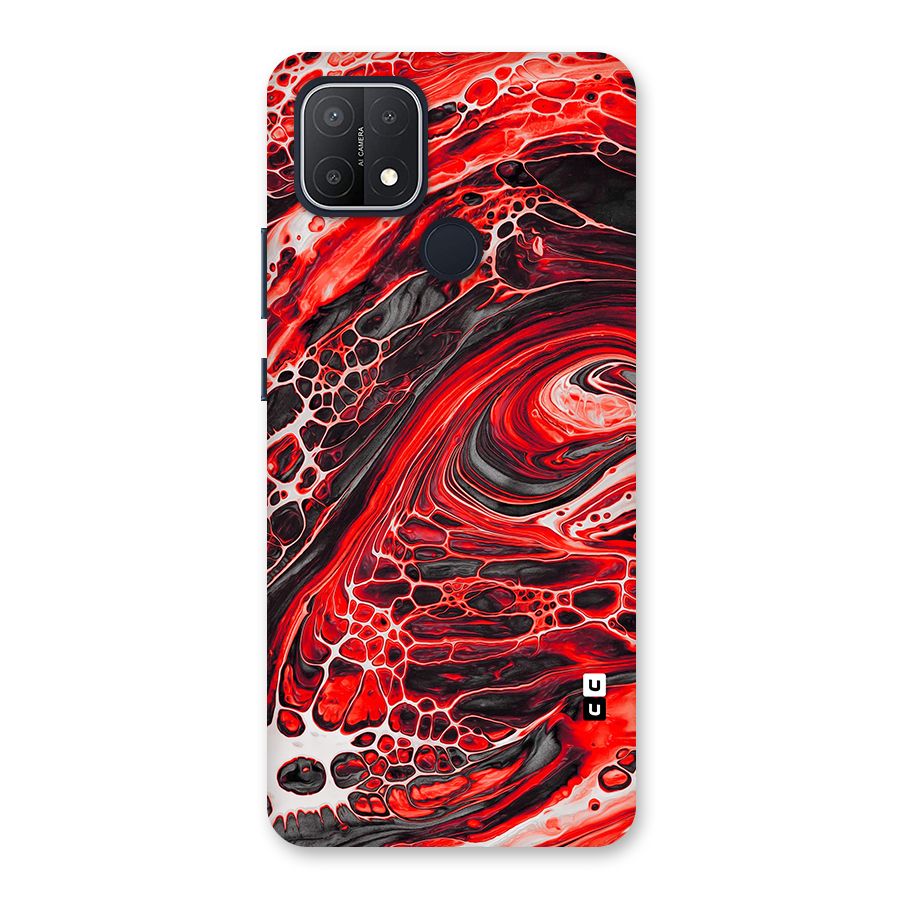 Abstract Pattern Gradient Marbled Back Case for Oppo A15s