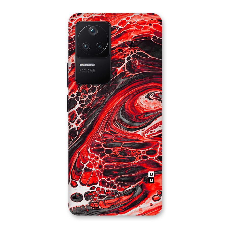 Abstract Pattern Gradient Marbled Back Case for Poco F4 5G