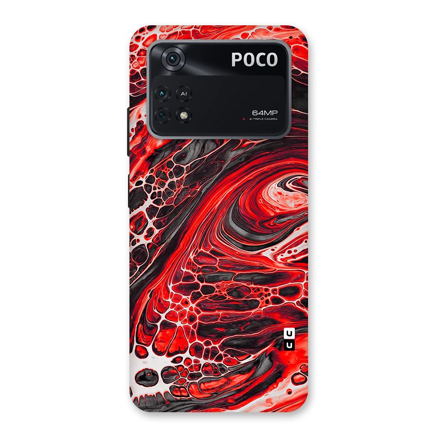 Abstract Pattern Gradient Marbled Back Case for Poco M4 Pro 4G