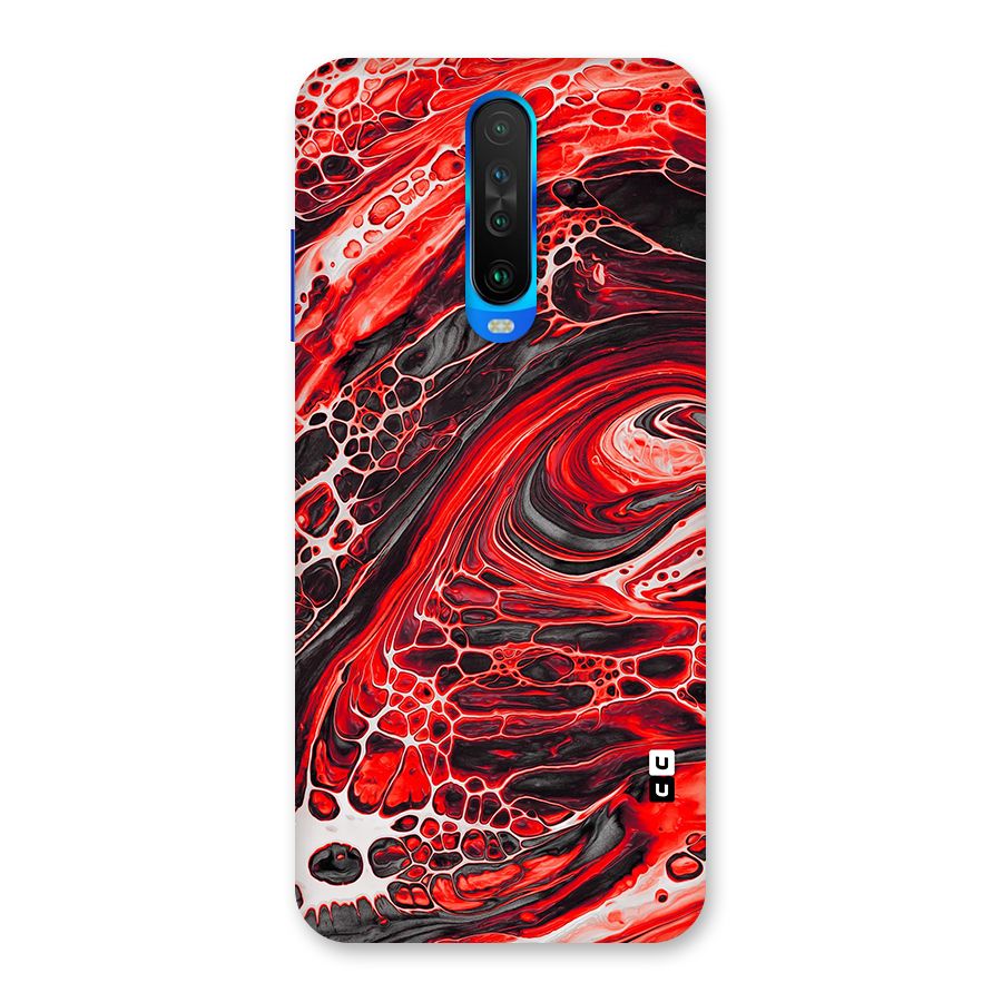 Abstract Pattern Gradient Marbled Back Case for Poco X2