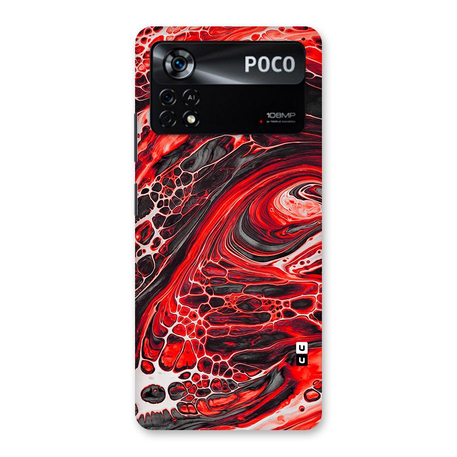 Abstract Pattern Gradient Marbled Back Case for Poco X4 Pro 5G