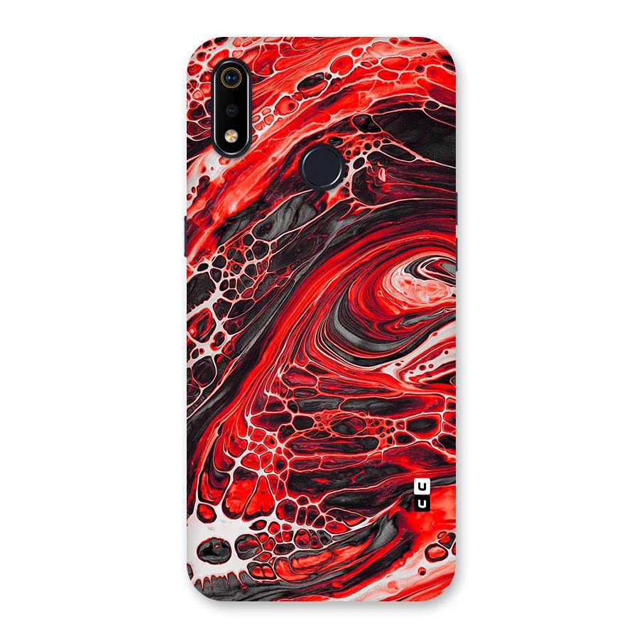 Abstract Pattern Gradient Marbled Back Case for Realme 3i