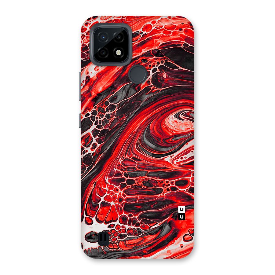 Abstract Pattern Gradient Marbled Back Case for Realme C21