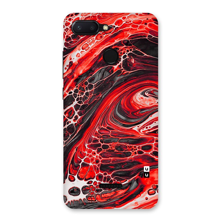 Abstract Pattern Gradient Marbled Back Case for Redmi 6