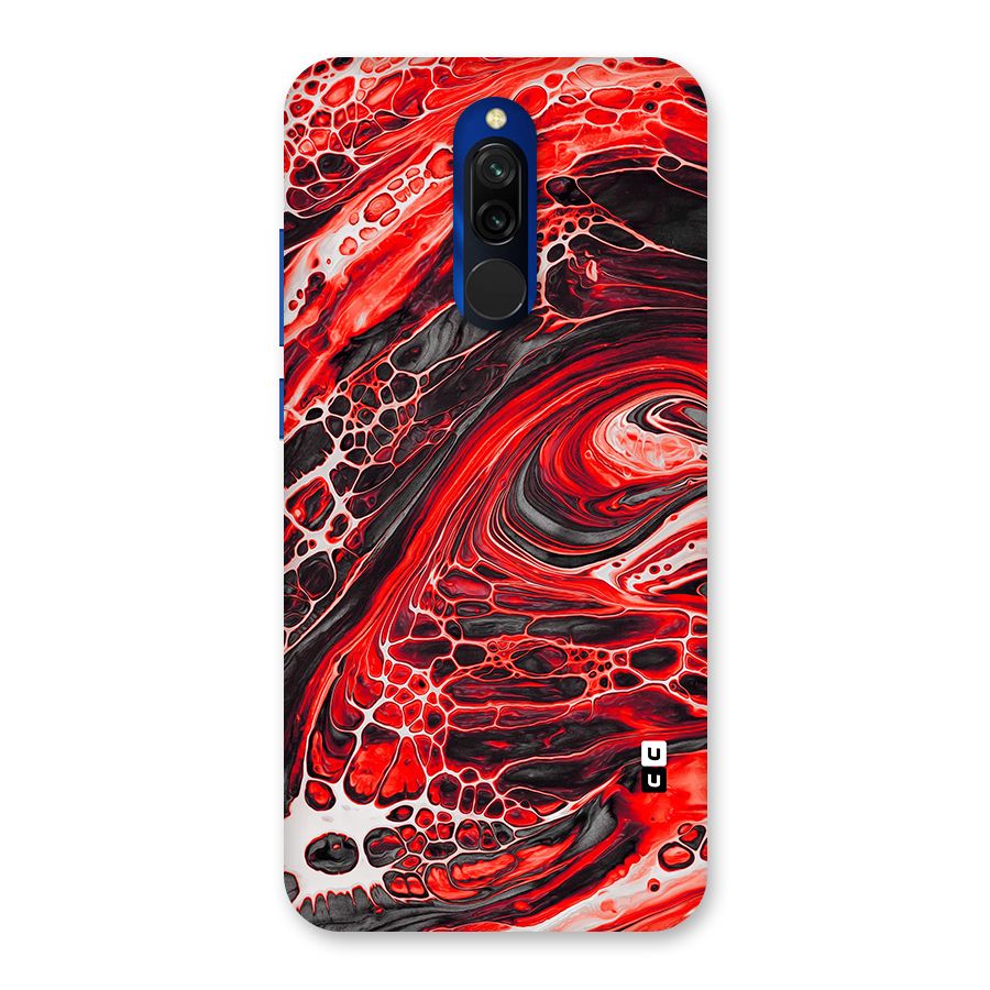 Abstract Pattern Gradient Marbled Back Case for Redmi 8