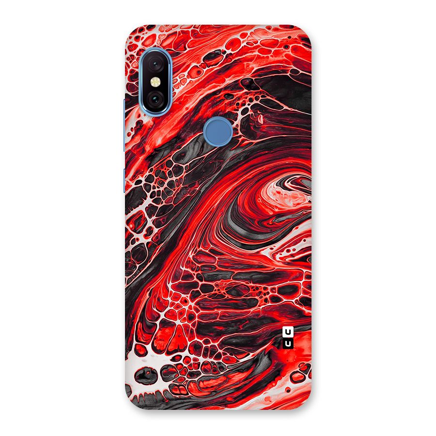 Abstract Pattern Gradient Marbled Back Case for Redmi Note 6 Pro