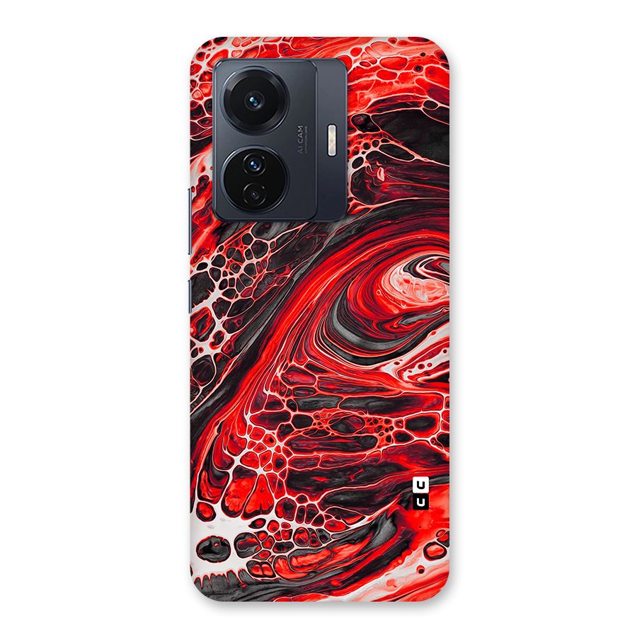 Abstract Pattern Gradient Marbled Back Case for Vivo T1 Pro