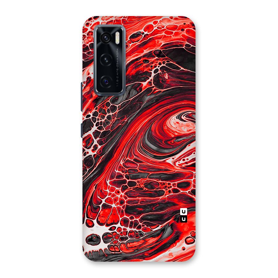 Abstract Pattern Gradient Marbled Back Case for Vivo V20 SE