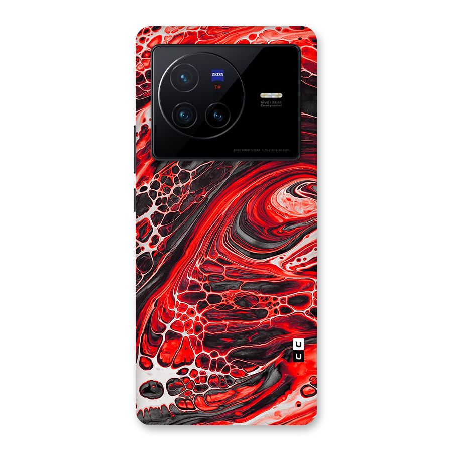 Abstract Pattern Gradient Marbled Back Case for Vivo X80