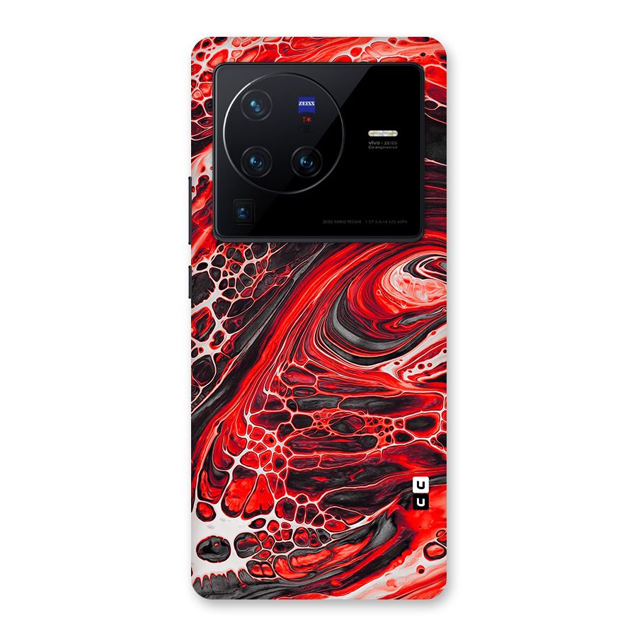 Abstract Pattern Gradient Marbled Back Case for Vivo X80 Pro