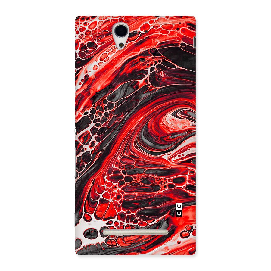 Abstract Pattern Gradient Marbled Back Case for Xperia C3