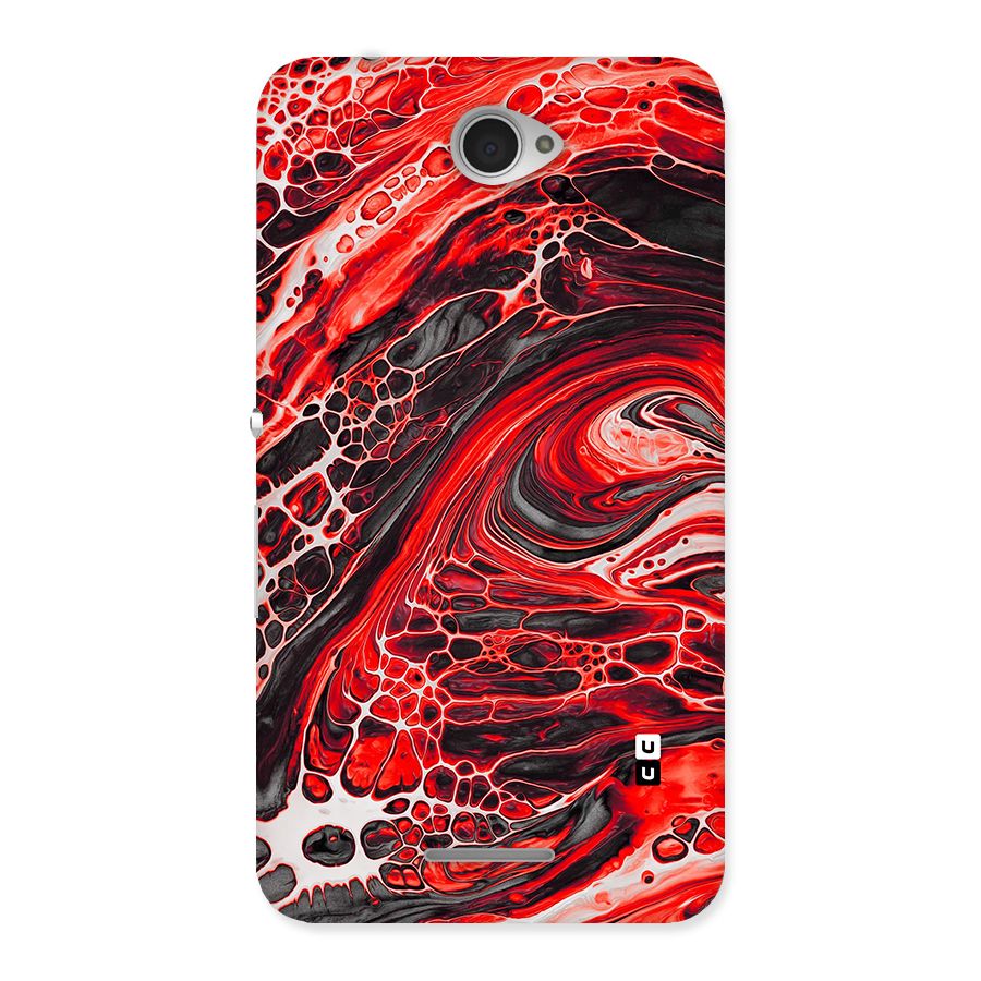 Abstract Pattern Gradient Marbled Back Case for Xperia E4