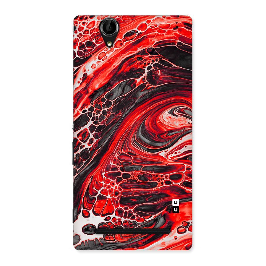 Abstract Pattern Gradient Marbled Back Case for Xperia T2