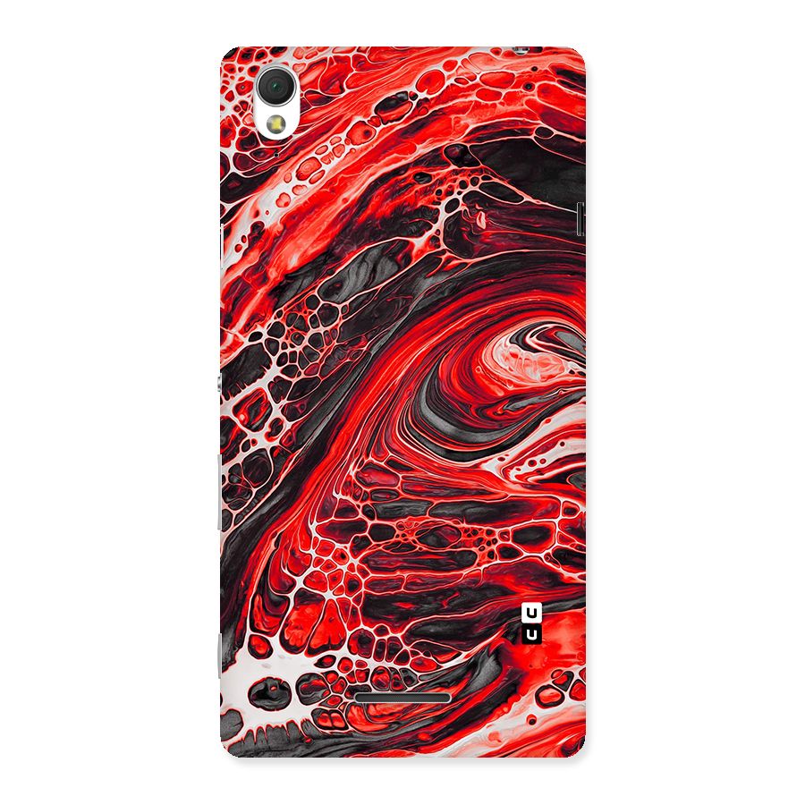 Abstract Pattern Gradient Marbled Back Case for Xperia T3