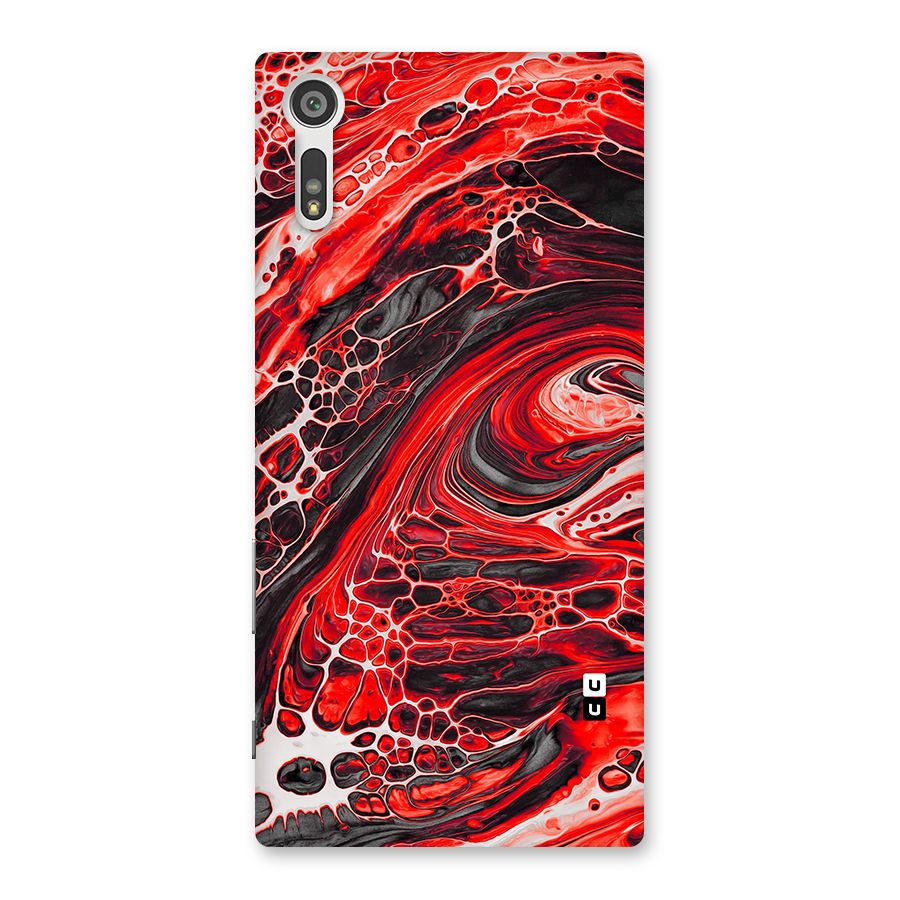 Abstract Pattern Gradient Marbled Back Case for Xperia XZ