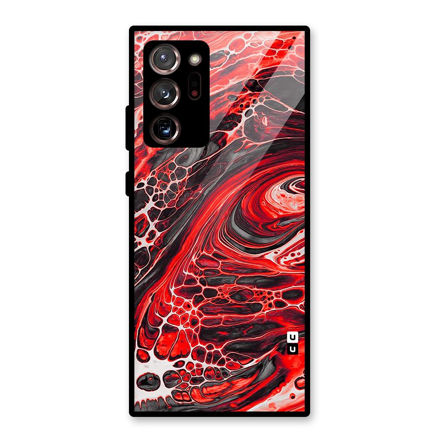 Abstract Pattern Gradient Marbled Glass Back Case for Galaxy Note 20 Ultra