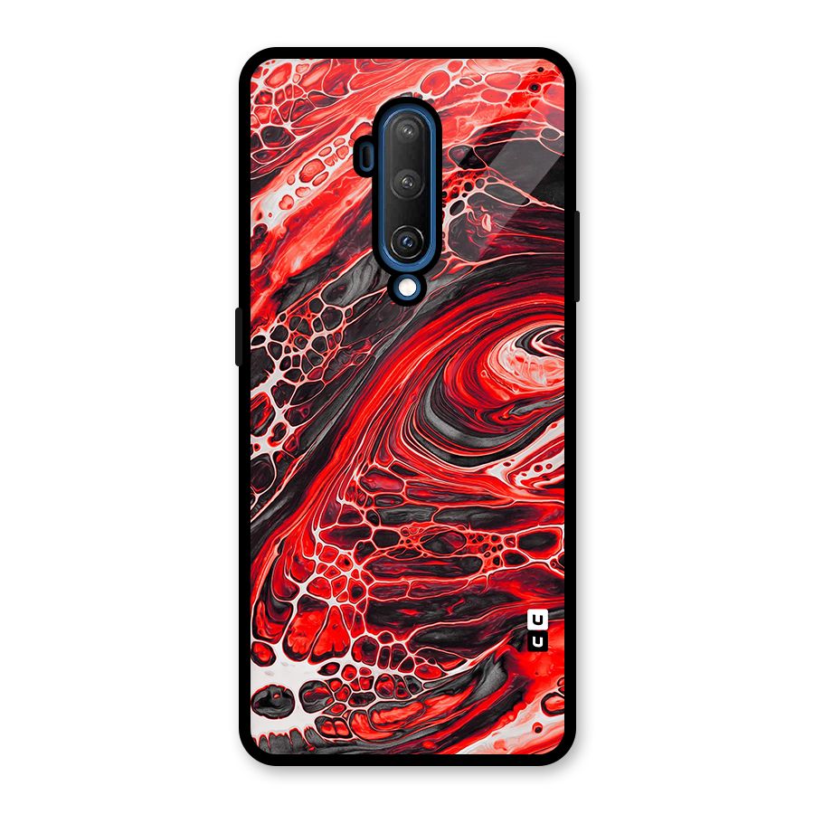 Abstract Pattern Gradient Marbled Glass Back Case for OnePlus 7T Pro