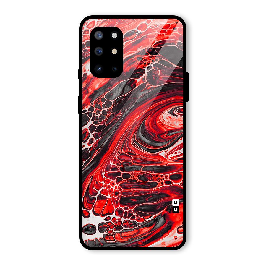 Abstract Pattern Gradient Marbled Glass Back Case for OnePlus 8T