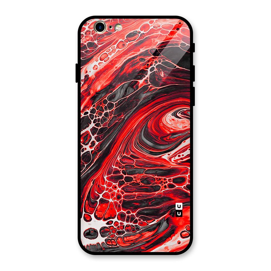Abstract Pattern Gradient Marbled Glass Back Case for iPhone 6 6S