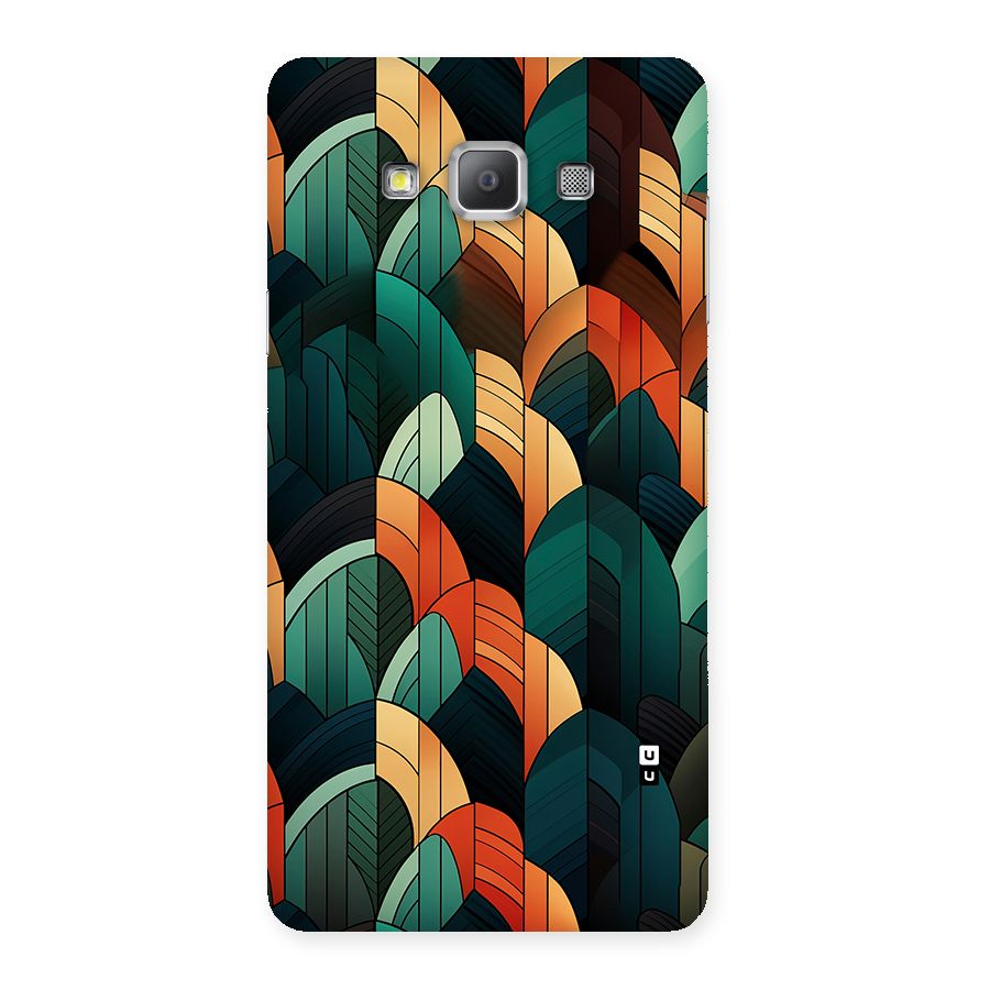 Abstract Seamless Pattern Back Case for Galaxy A7
