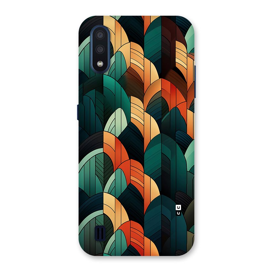Abstract Seamless Pattern Back Case for Galaxy M01