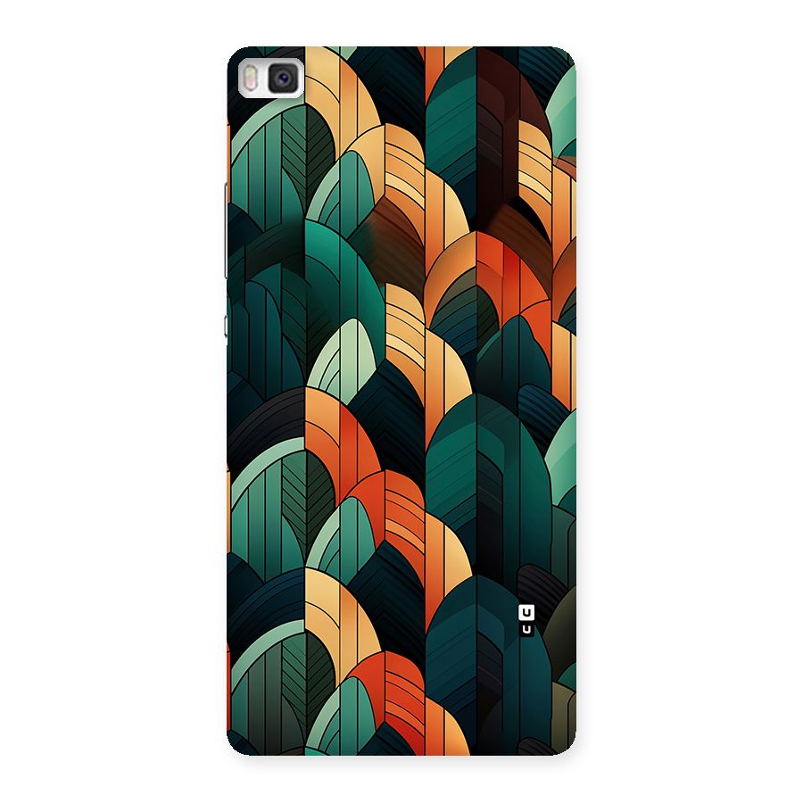 Abstract Seamless Pattern Back Case for Huawei P8