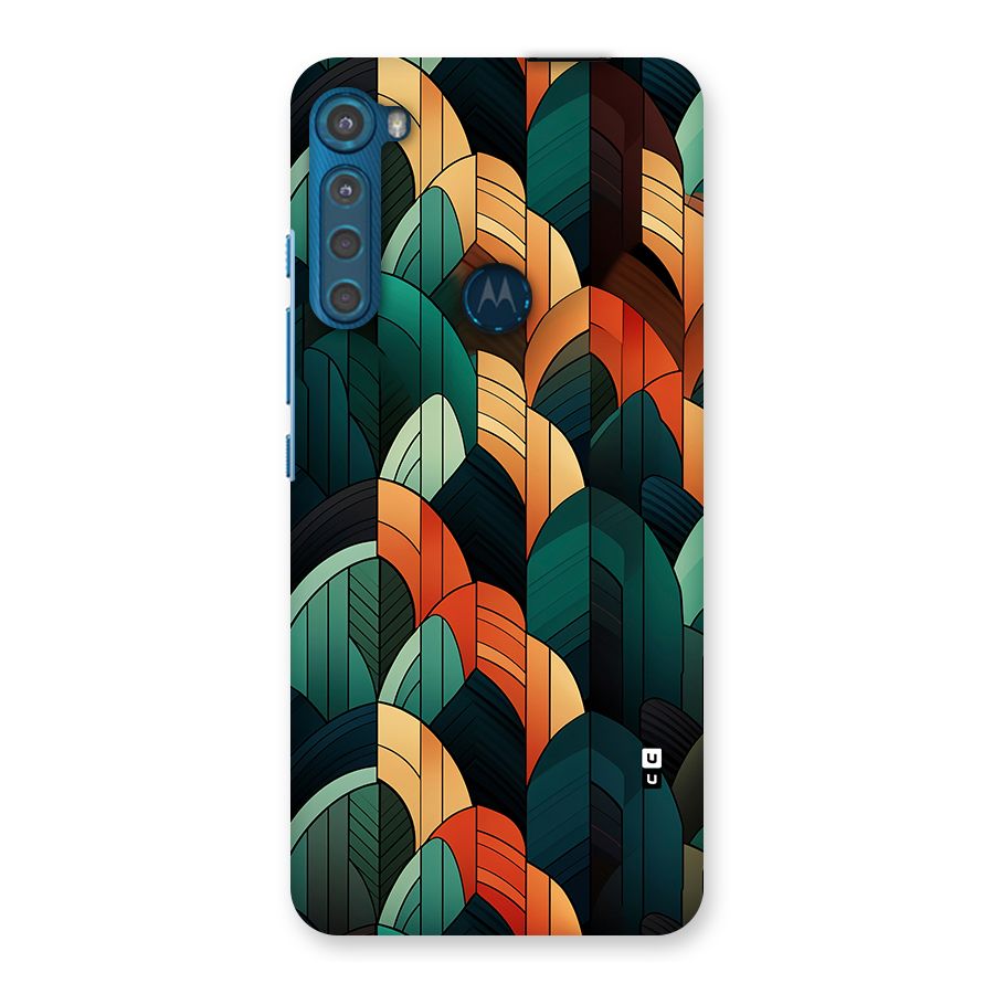 Abstract Seamless Pattern Back Case for Motorola One Fusion Plus