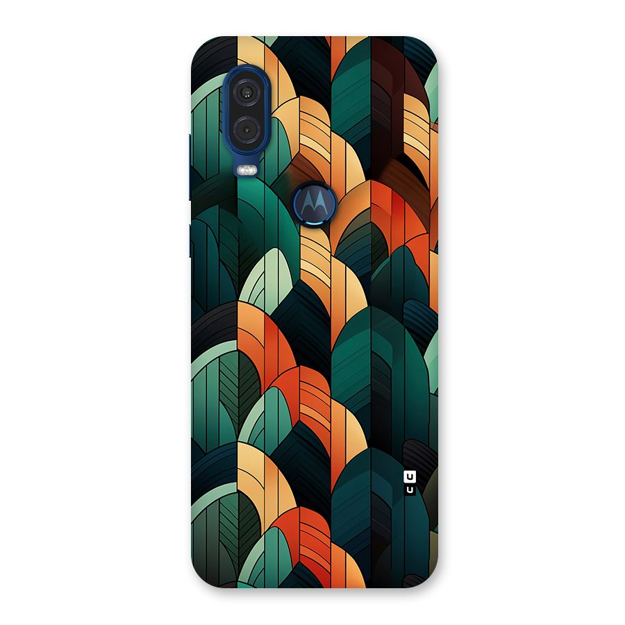 Abstract Seamless Pattern Back Case for Motorola One Vision