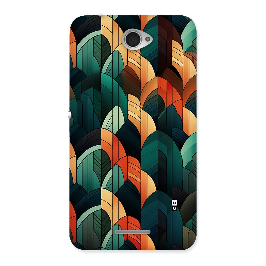 Abstract Seamless Pattern Back Case for Xperia E4