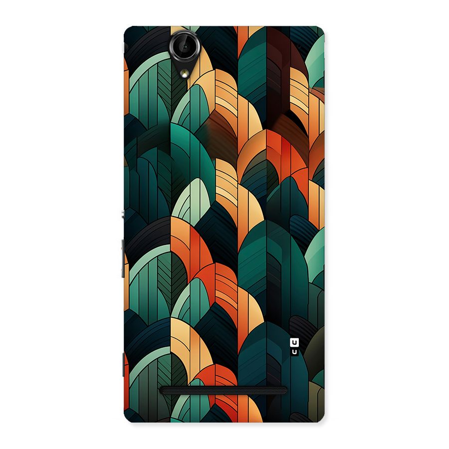 Abstract Seamless Pattern Back Case for Xperia T2