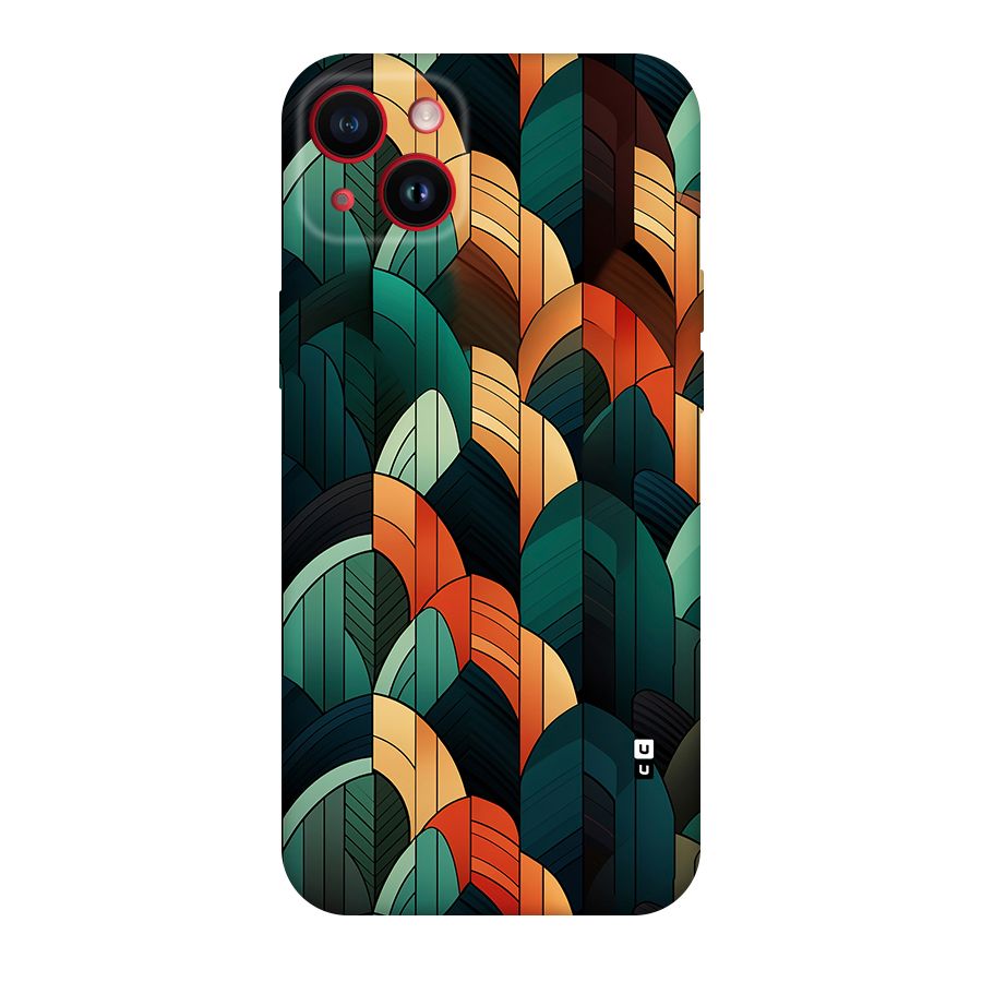Abstract Seamless Pattern Back Case for iPhone 14 Plus