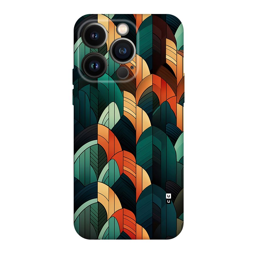 Abstract Seamless Pattern Back Case for iPhone 14 Pro