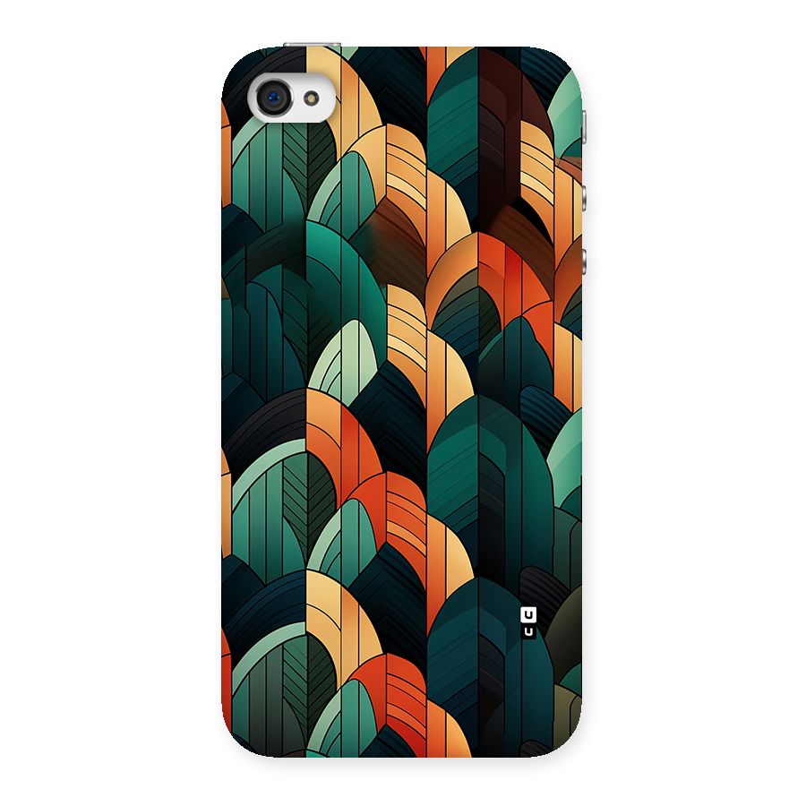 Abstract Seamless Pattern Back Case for iPhone 4 4s