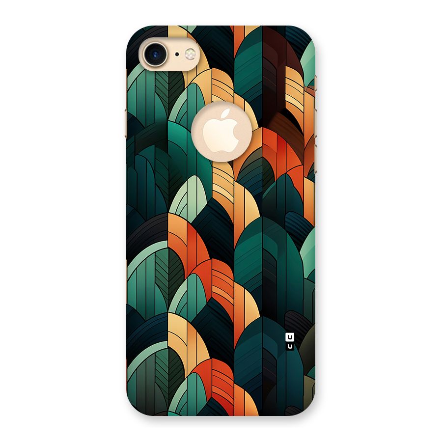 Abstract Seamless Pattern Back Case for iPhone 7 Logo Cut