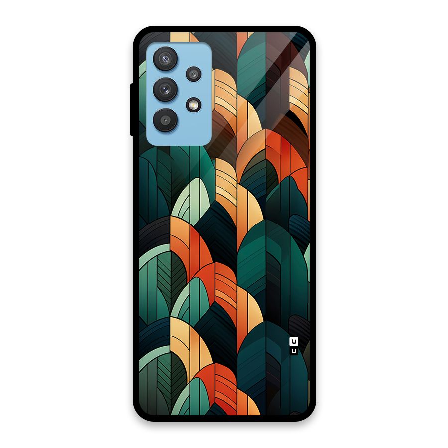Abstract Seamless Pattern Glass Back Case for Galaxy M32 5G