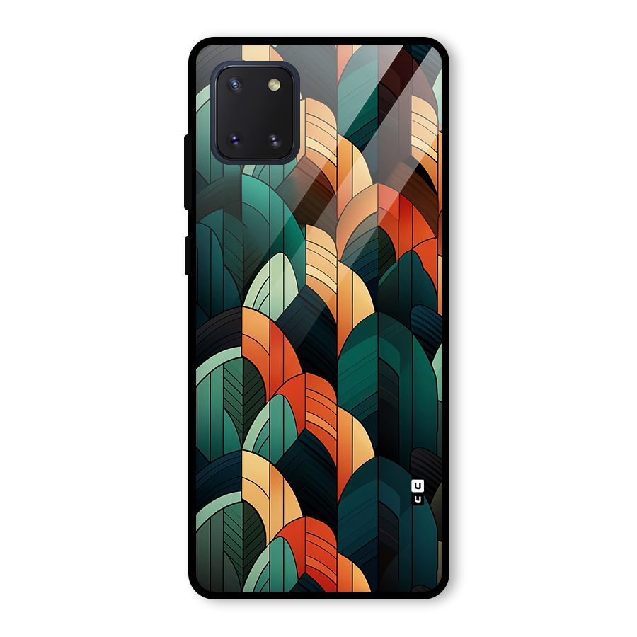 Abstract Seamless Pattern Glass Back Case for Galaxy Note 10 Lite