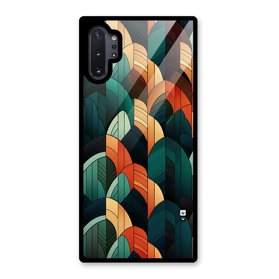 Abstract Seamless Pattern Glass Back Case for Galaxy Note 10 Plus