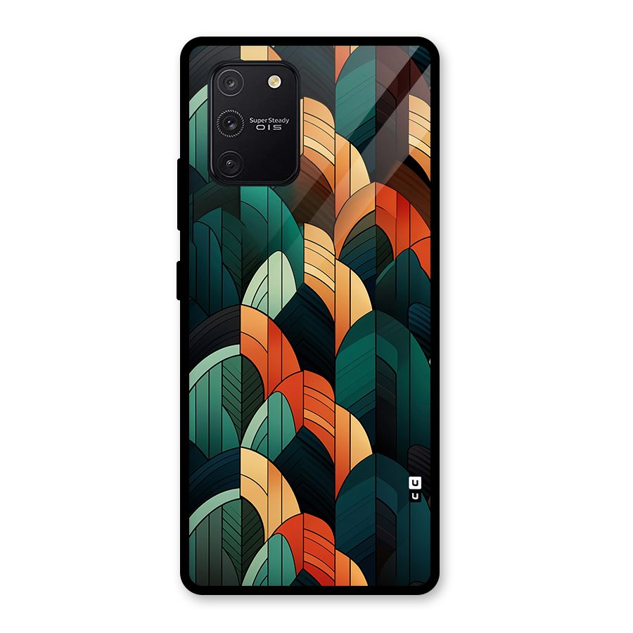 Abstract Seamless Pattern Glass Back Case for Galaxy S10 Lite