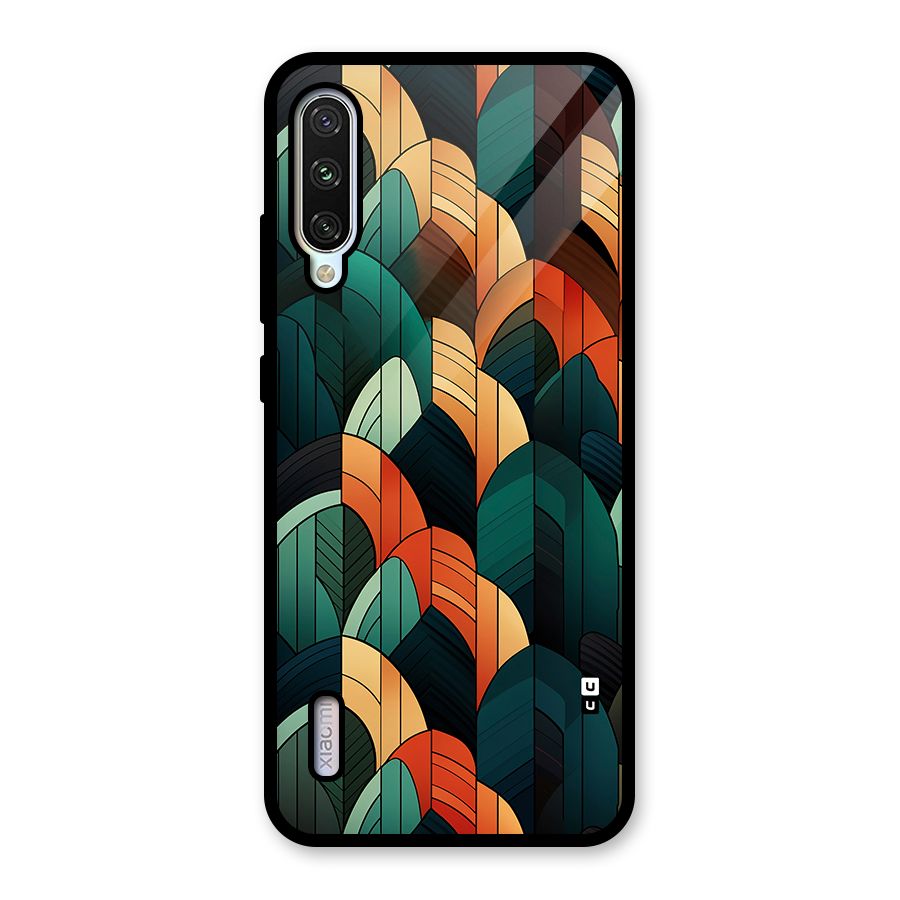 Abstract Seamless Pattern Glass Back Case for Mi A3