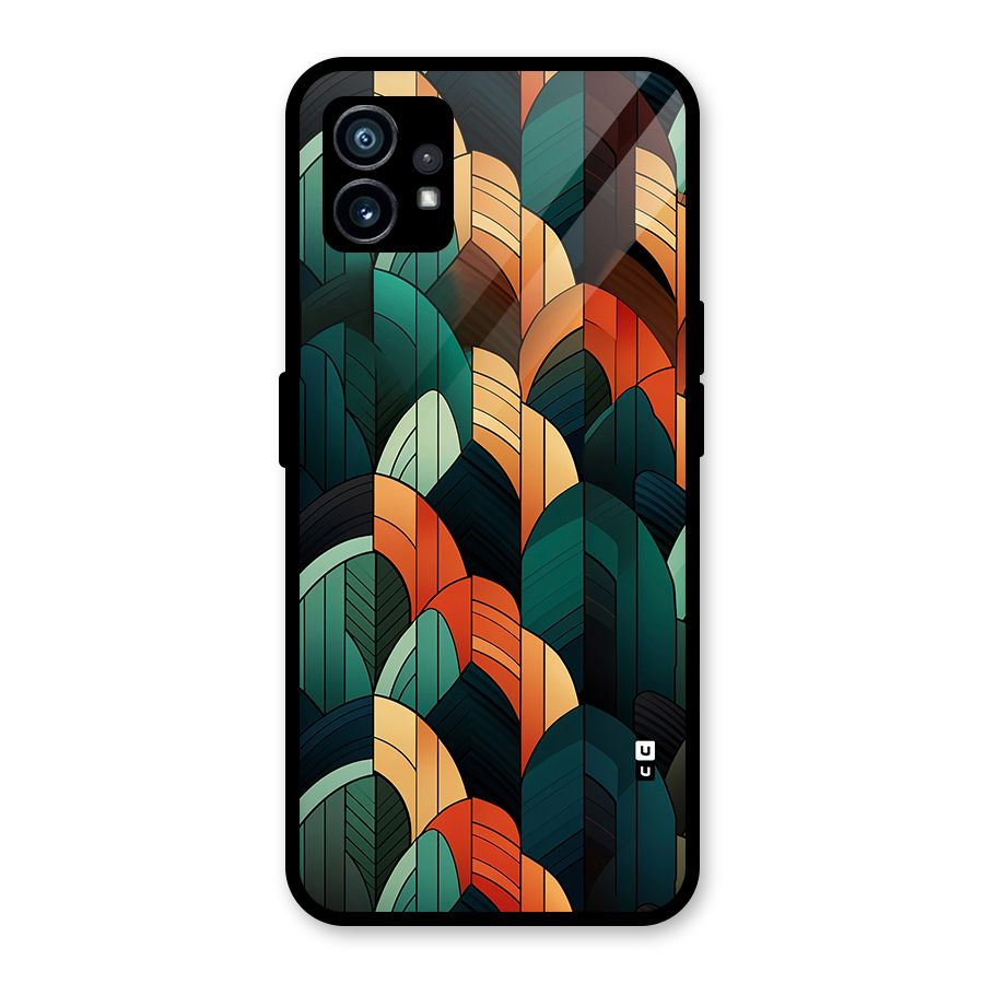 Abstract Seamless Pattern Glass Back Case for Nothing Phone 1