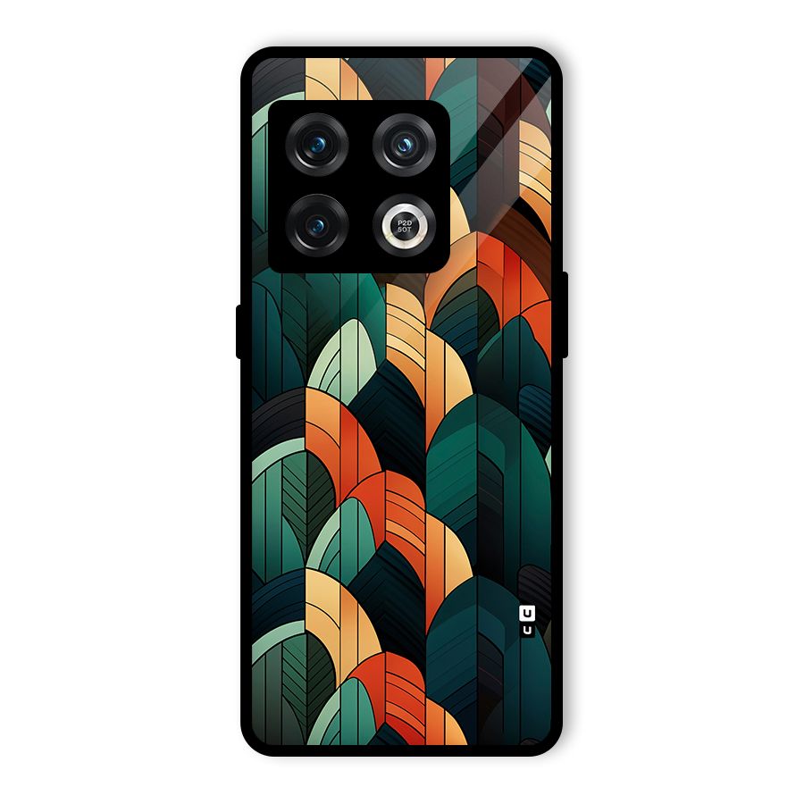 Abstract Seamless Pattern Glass Back Case for OnePlus 10 Pro 5G