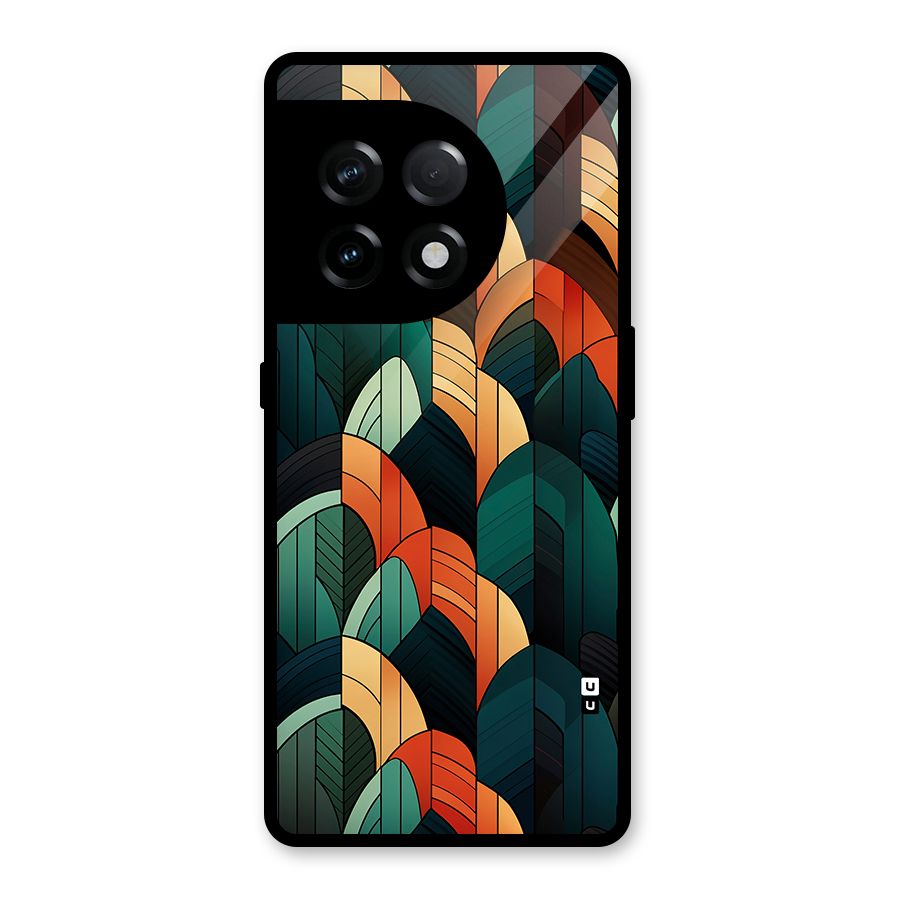 Abstract Seamless Pattern Glass Back Case for OnePlus 11R