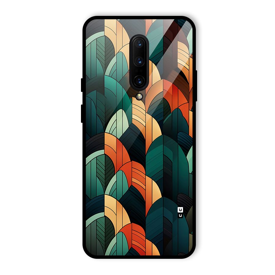Abstract Seamless Pattern Glass Back Case for OnePlus 7 Pro