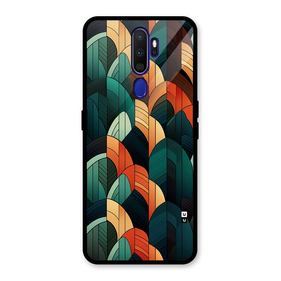 Abstract Seamless Pattern Glass Back Case for Oppo A9 (2020)