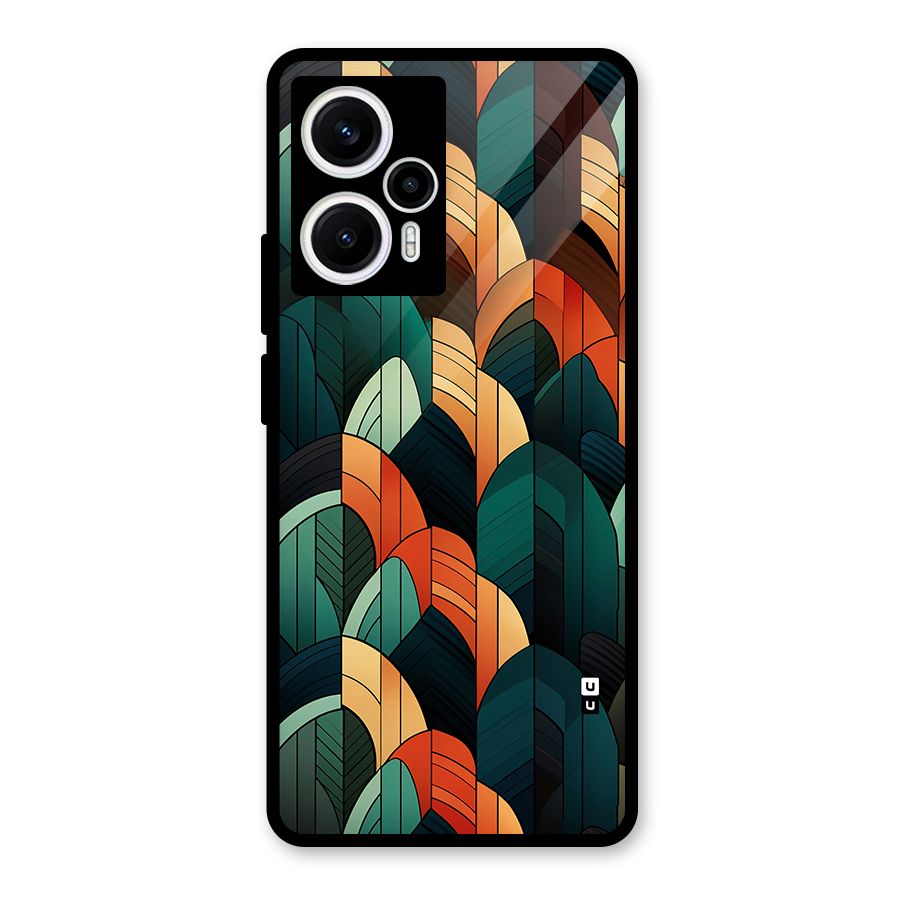 Abstract Seamless Pattern Glass Back Case for Poco F5