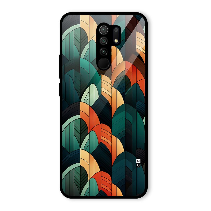 Abstract Seamless Pattern Glass Back Case for Poco M2